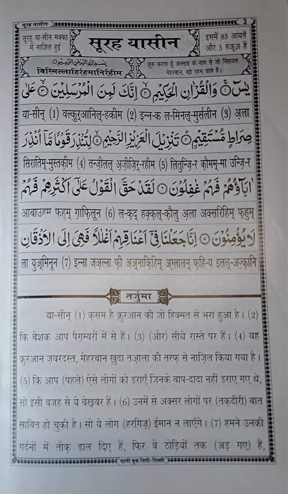 Yaseen Meaning In Hindi: सूरह यासीन का विस्तृत अर्थ और महत्व