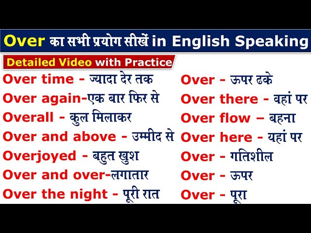 above meaning in hindi 2