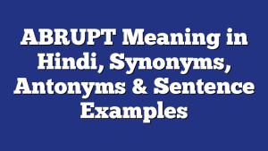 abstain meaning in hindi 3