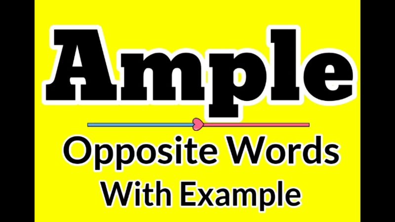 ample से मिलतेजुलते शब्दों से तुलना