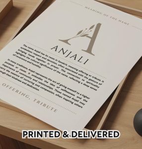 anjali name meaning in hindi 2