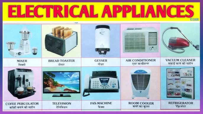 appliances meaning in hindi - Hình 5