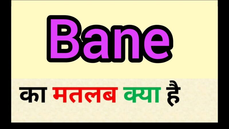 bane meaning in hindi - Hình 2