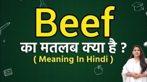 beef meaning in hindi 1
