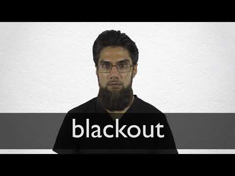 blackout meaning in hindi - Hình 3