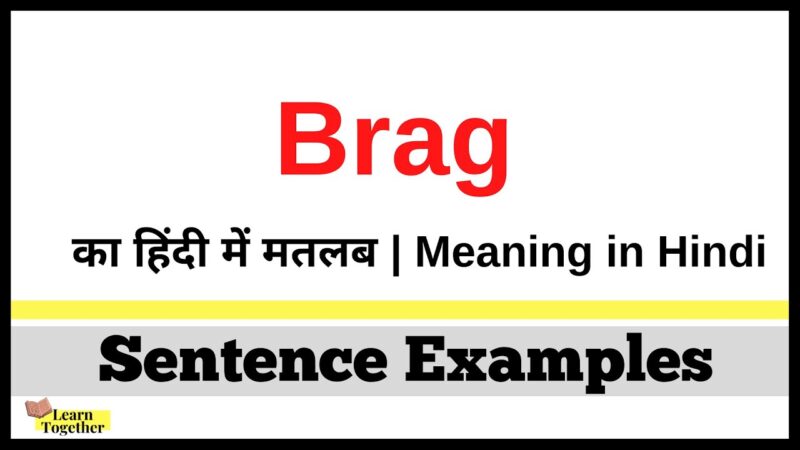 brag meaning in hindi - Hình 4