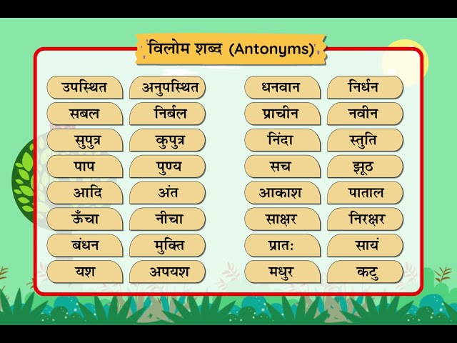 संक्षिप्त का विपरीत अर्थ: विलोम शब्द और उनका महत्व (Sanshipt ka viprit arth: Vilom shabd aur unka mahatva)