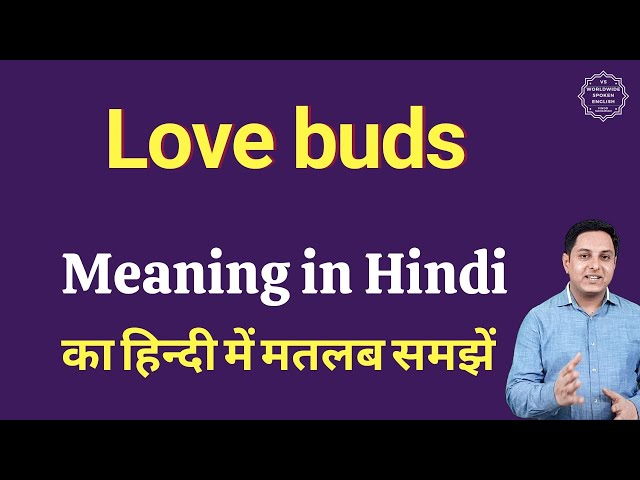 buds meaning in hindi 1
