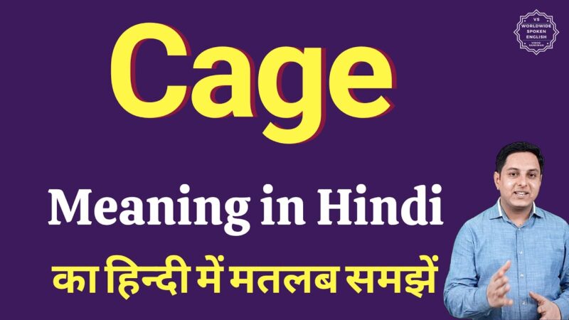 cage meaning in hindi - Hình 1