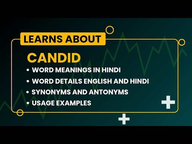 candid meaning in hindi 3