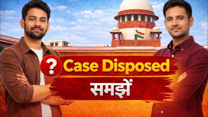 case disposed meaning in hindi 1