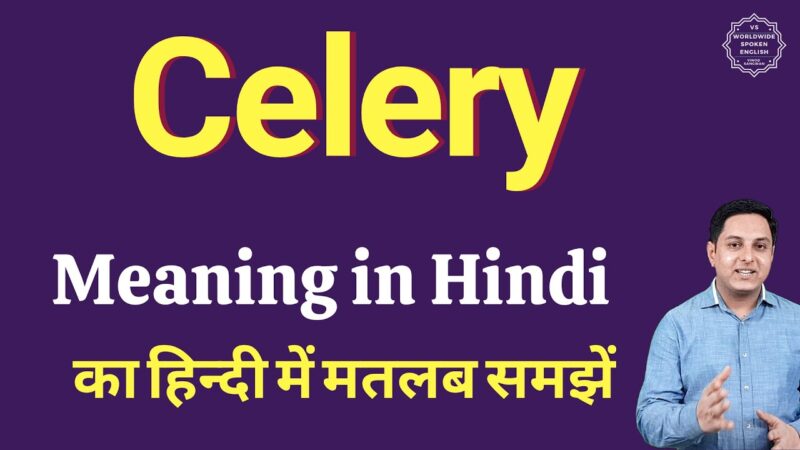 celery meaning in hindi - Hình 1
