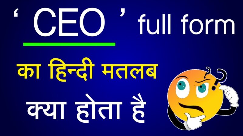 ceo meaning in hindi - Hình 3