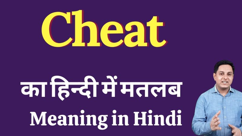 cheater meaning in hindi - Hình 3