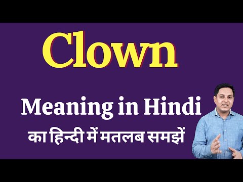 clown meaning in hindi - Hình 1