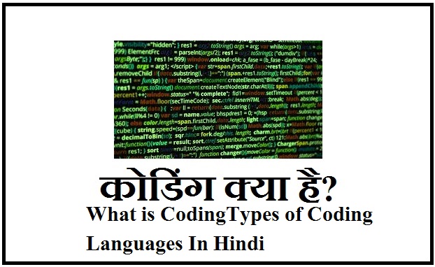 कोडिंग के विभिन्न प्रकार और उनके हिंदी अर्थ (Different Types of Coding and Their Hindi Meanings)