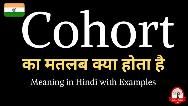 cohort meaning in hindi - Hình 3