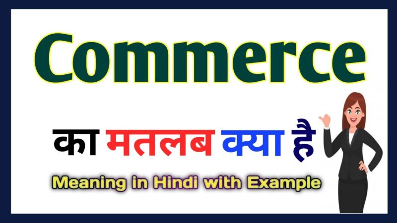 commerce meaning in hindi - Hình 3