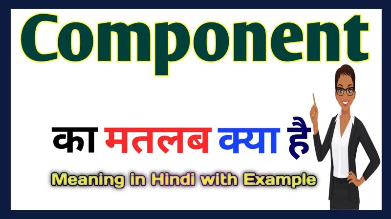 component meaning in hindi - Hình 2