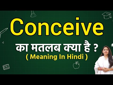 conceive meaning in hindi - Hình 5