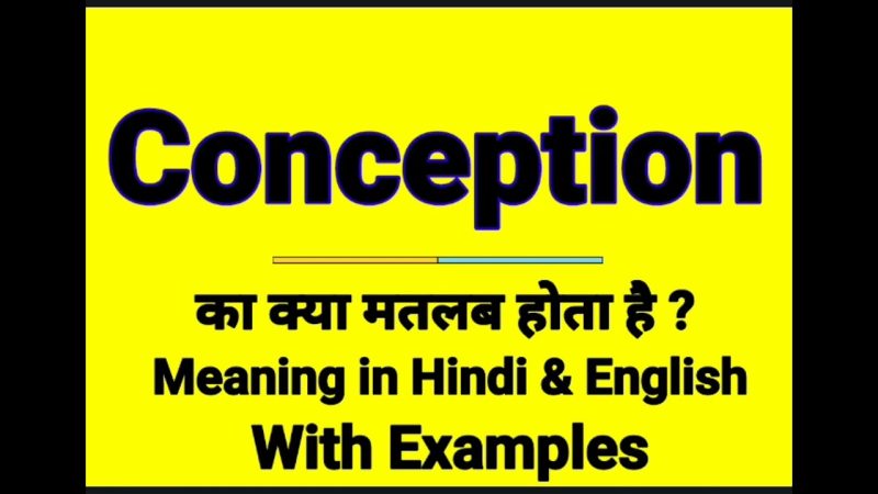 conception meaning in hindi - Hình 2