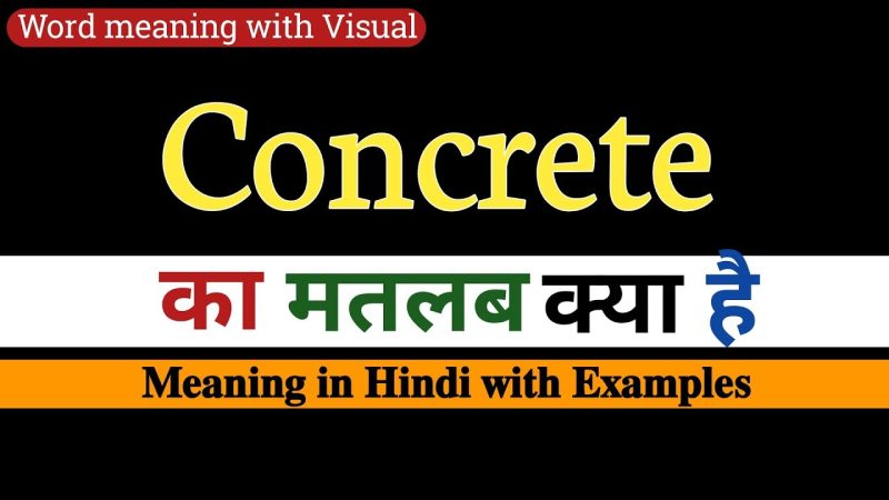 concrete meaning in hindi 1