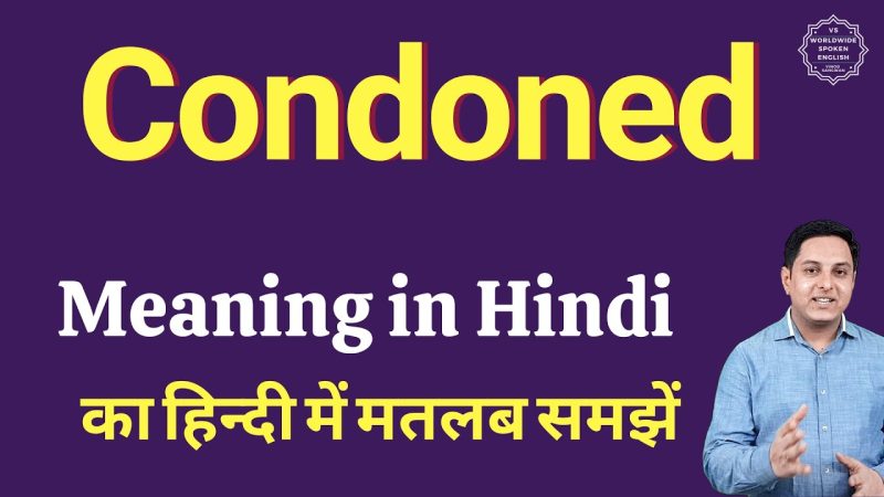 condone meaning in hindi - Hình 4
