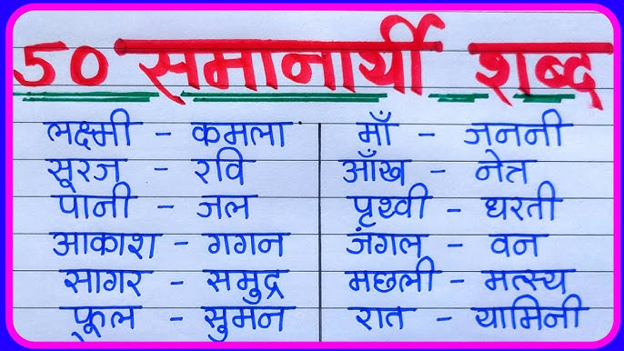 कंटिन्यू शब्द के विभिन्न हिंदी समानार्थी (Continue shabd ke vibhinn Hindi samanarthi)