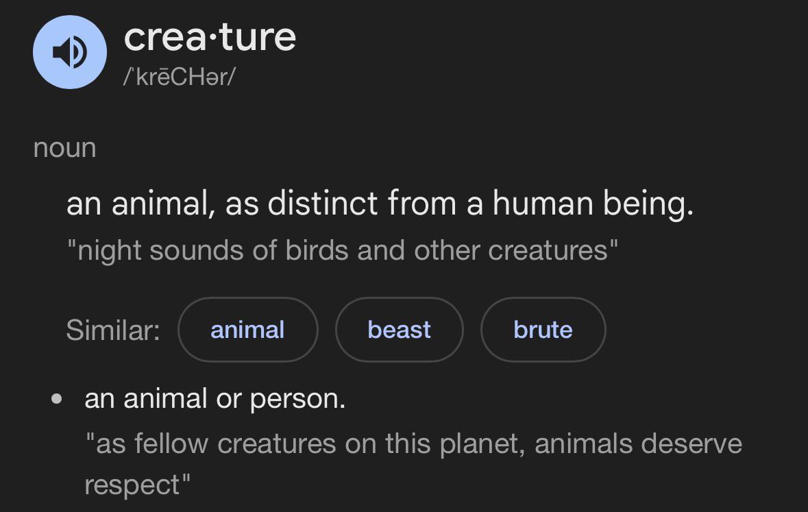 creature meaning in hindi 2