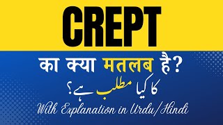 crept meaning in hindi - Hình 5