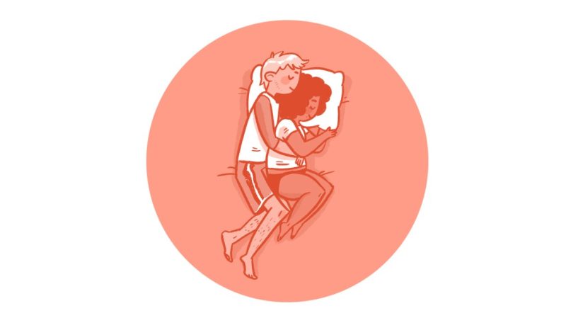Cuddling के विभिन्न प्रकार।