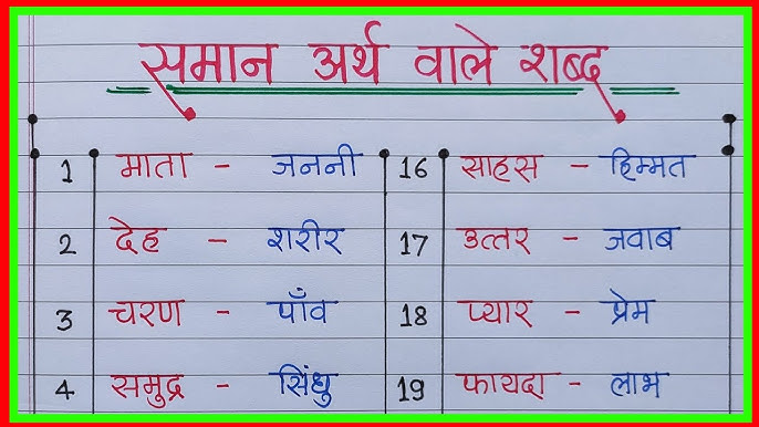 define meaning in hindi 4