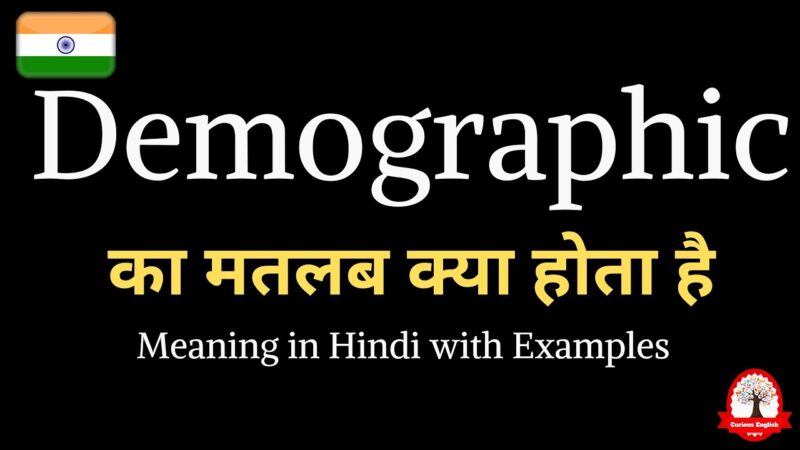 demographic meaning in hindi - Hình 4
