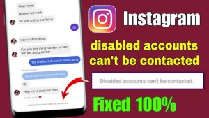 disable account cant be contacted meaning in hindi 1