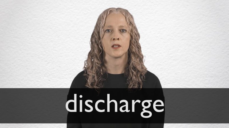 discharge meaning in hindi 3