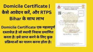 domicile certificate meaning in hindi 3