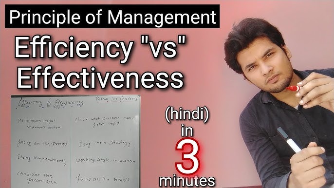 एफिशिएंट (Efficient) और इफेक्टिव (Effective) में अंतर हिंदी में