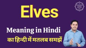 elves meaning in hindi