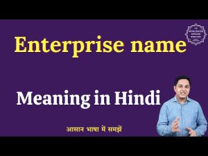 enterprise meaning in hindi 2