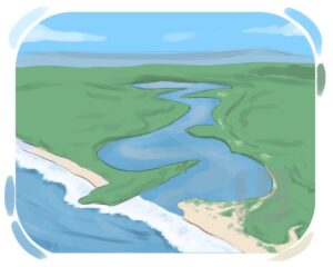 estuary meaning in hindi