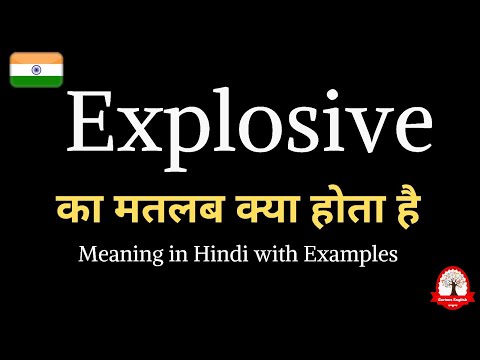 explosive meaning in hindi - Hình 3