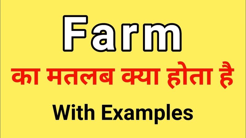 farm meaning in hindi - Hình 2
