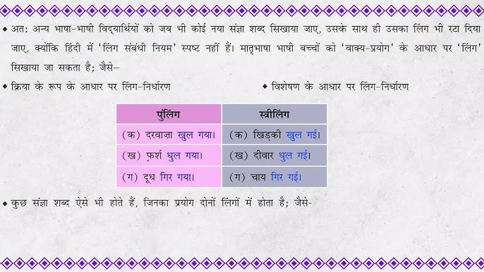 हिंदी में स्त्रीलिंग का अर्थ: परिभाषा और अवधारणा