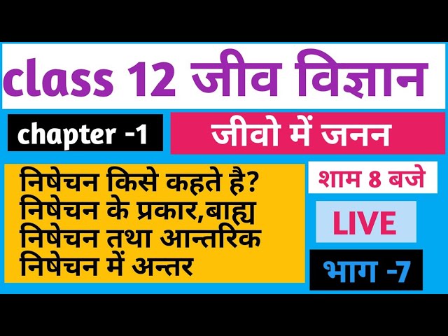 निषेचन के प्रकार