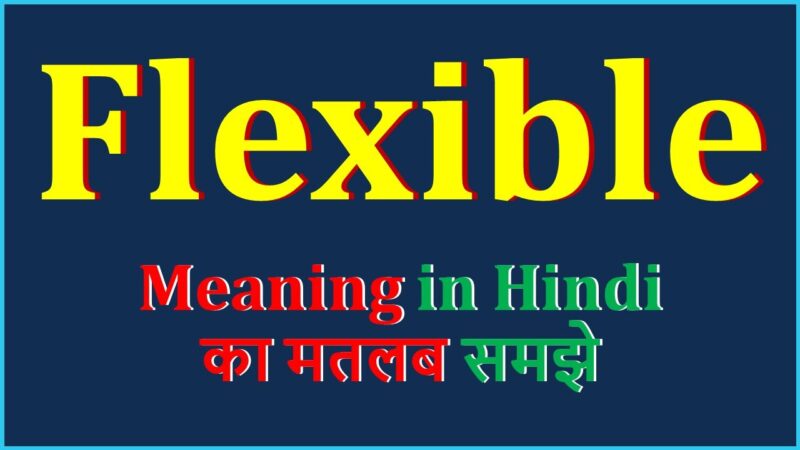 flexible meaning in hindi - Hình 3