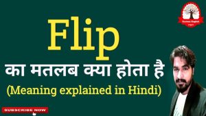 flip meaning in hindi