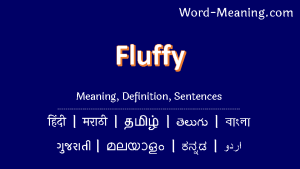 fluffy meaning in hindi 2