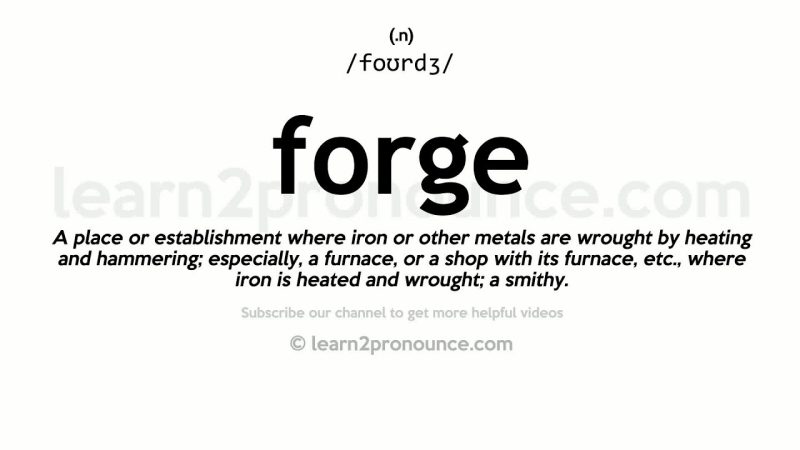 forge meaning in hindi 4