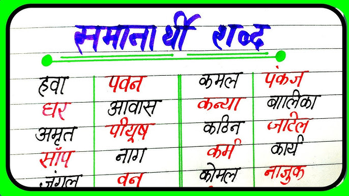हिंदी में फ़ंक्शन के समानार्थी शब्द (Hindi mein function ke samanarthi shabd)
