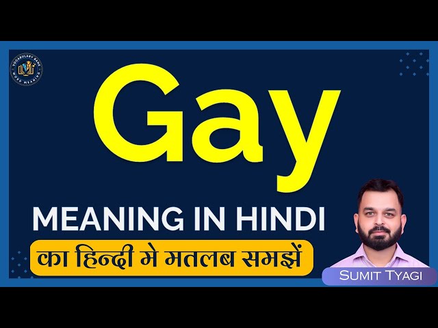 gay meaning in hindi - Hình 4